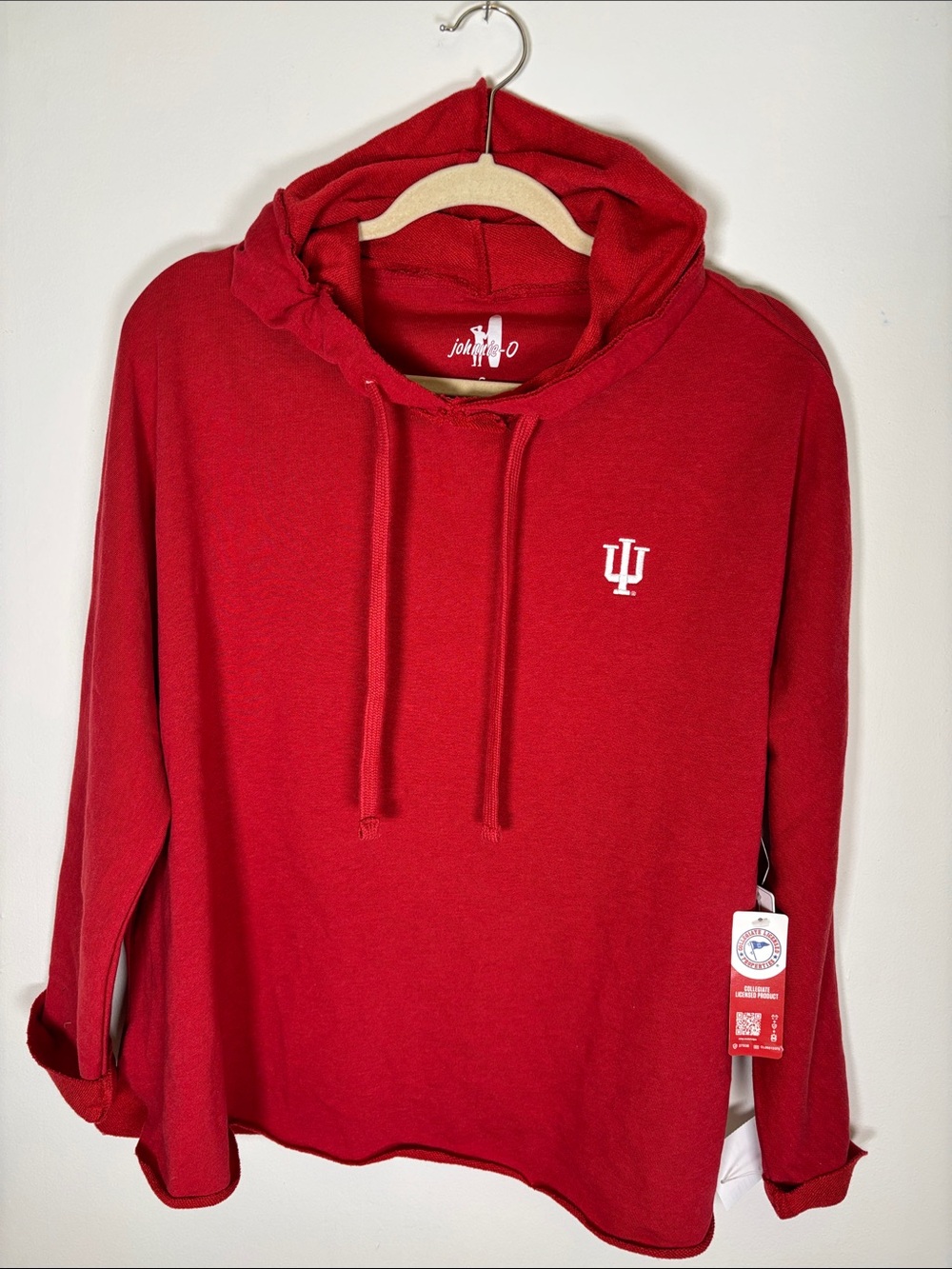johnnie-O Indiana University Kelli Hoodie – Crimson – Size S (NWT)